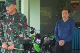 RAPP Beri Bantuan 10 Motor KLX 150 CC untuk Korem 031 Wirabima