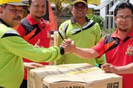 Sekda Inhil Ikut Gerak Jalan Santai Hari Bhakti Adhyaksa Ke-58