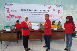 BNI Kediri Semarakkan HUT ke-73 RI dengan Edukasi Perbankan