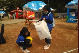 Sukarelawan kontingen kebaikan pastikan venue Asian Games tetap bersih
