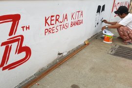 Pembuatan Mural Kemerdekaan