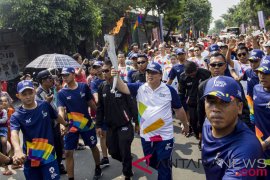 Torch Relay Asian Games 2018 Di Jakarta Barat