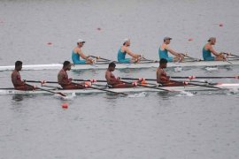 Asian Games (dayung) - Uzbekistan raih emas kano sprint c1 1000m