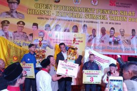 Pencak Silat SMAN 5 juarai piala Kapolda Sumsel