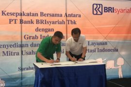 BRI Syariah Gandeng Grab Dorong Penyaluran Pembiayaan
