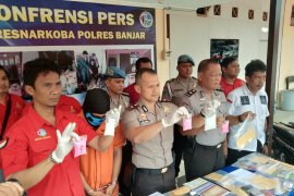 Satuan Resnarkoba Banjar peringkat pertama pengungkapan kasus