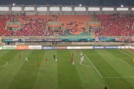 Babak pertama, Korsel memimpin 2-0 atas Vietnam