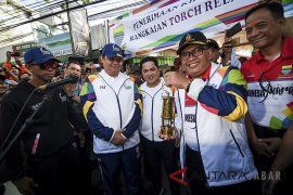 Kirab obor Asian Games 2018