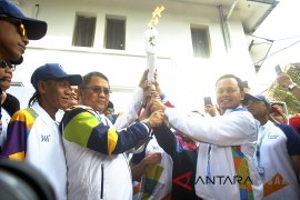 Kirab obor Asian Games 2018