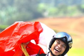Peraih emas Asian Games selamat dari gempa Palu
