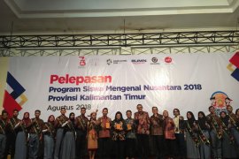 Sekdaprov Kaltim lepas peserta SMN ke Bali