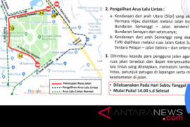 Kirab obor di Jakarta, Dishub siapkan rekayasa lalu lintas