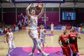 China ke semifinal basket putra usai menang mudah atas Indonesia