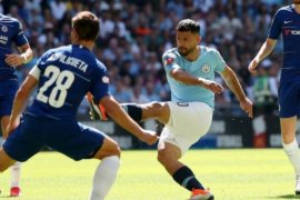 Manchester City angkat Community Shield kelima usai bekuk Chelsea 2-0