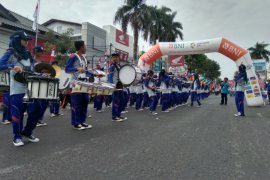 Ketua MPR mengirab obor Asian Games 2018