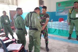 Danpos Wania hadiri pertemuan penyiapan personel Linmas Mimika