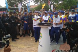 Obor Asian Games sampai di Cianjur