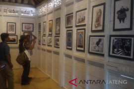 Kartun Dunia dipamerkan pada  Borobudur Cartoonists Forum