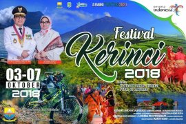 Festival Kerinci digelar 3-7 Oktober 2018