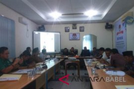KPU Belitung telah mengesahkan DCT pileg 2019