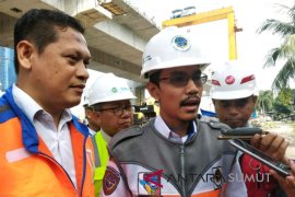 Rel layang KAI Sumut rampung 2018