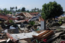 Ratusan rumah di Petobo Palu tertimbun lumpur