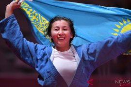 Medali Emas Sambo Putri - 68 Kg Kazakhstan