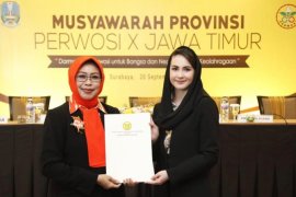 Arumi Gantikan Fatma Saifullah Yusuf Pimpin Perwosi Jatim