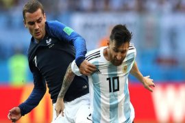 Griezmann merasa selevel dengan Ronaldo dan Messi