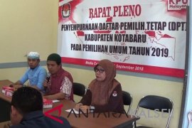 KPU Kotabaru tetapkan 416 DCT  Pemilu 2019