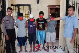 Polisi tetapkan empat tersangka pencuri timah di Unit Metalurgi Muntok