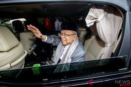 Ma'ruf Amin Minta Doa Restu Ulama Kediri