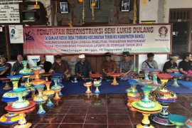 ISI Denpasar akhiri rekonstruksi seni lukis dulang Kedui