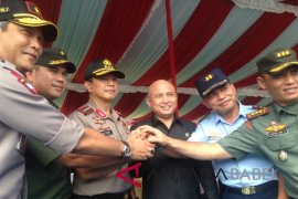 Wakapolri saksikan simulasi pengamanan pemilu di Bangka Belitung