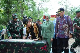 Jembatan gantung Antasari Kodim 1003 Kandangan diresmikan