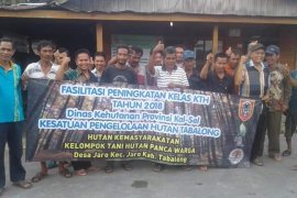 Kelompok Tani Hutan Jaro Belajar Budidaya Kelulut
