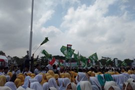 HSN 2018, puluhan ribu santri padati jalan protokol Cianjur