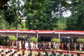 Presiden inspektur upacara peringatan Hari Kesaktian Pancasila