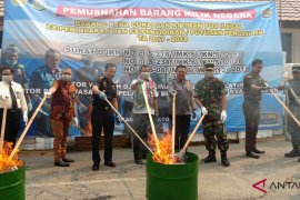 Customs burns millions of illegal cigarettes