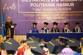 Politeknik Hasnur wisuda 45 mahasiswa