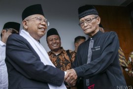 Ma'ruf Amin Bertemu Buya Syafii Maarif