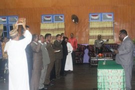 Bupati Asmat lantik enam pejabat pimpinan tinggi pratama