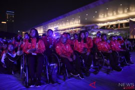 Pesta penutupan Asian Para Games digelar di Stadion Madya