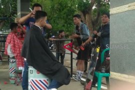 Komunitas Barbertong Palembang pertama di Indonesia