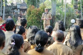 Hari kesaktian Pancasila, apel perdana Bupati Gianyar