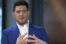 Anak sakit kanker, penyanyi Michael Buble belajar arti karunia