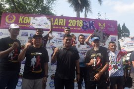 Ribuan Peserta Ikuti "KONI Berlari 2018" di Kediri
