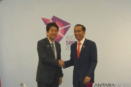 PM Jepang Shinzo Abe ucapkan selamat kepada Jokowi