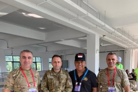 Kapolda Bali Ikut lomba menembak di Tiongkok