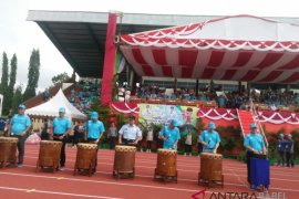 Pegulat Bangka sumbang satu medali emas Porprov